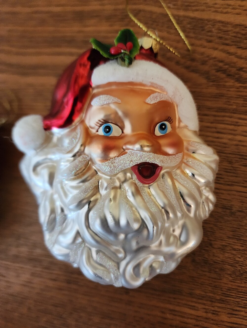 (#2) VTG Kurt Adler Santa Ornament.